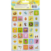 Набор пасхальных наклеек НС-А5-14-02 формат А5, 2 листа, 70 штук. Изображение №2