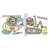 Водна розмальовка "Транспорт" РМ-95-02 серія "MINI Water Book". Зображення №2