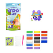 Набор для творчества "Воздушная масса U'DO Clay" 30879, 16 штук. Изображение №2