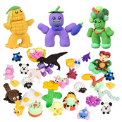 Набор для творчества "Воздушная масса U'DO Clay" 30842, 11 штук. Изображение №3