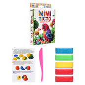 Набор для лепки пластилин "Мими тесто Попугай" 31056. Изображение №2