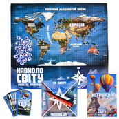 Настільна гра "Навколо світу небесні пригоди" 30502 жетони 40 штук. Зображення №6