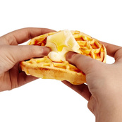 Игровой набор со слаймами "Бельгийские вафли" Slime Mart 15901D, серии "Shopping Bag". Изображение №6