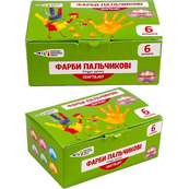 Детские пальчиковые краски "Перламутр" 322074/Cr 6 цветов по 40 мл. Изображение №5