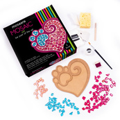 Набір для творчості скляна мозаїка "Лапа з серцем" MA2032, 2 рівень. Зображення №2