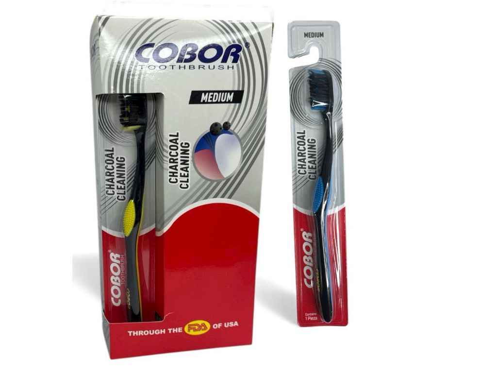 Зубна щітка 1шт №Е857 Середня ТМ COBOR Зубна щітка 1шт №Е857 Середня ТМ COBOR