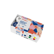 Акрилова фарба глянцева Набір 1001 Brushme AP1001, 6 базових кольорів. Зображення №2