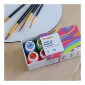 Акрилова фарба флуоресцентна Набір 2001 Brushme AP2001 6 кольорів. Зображення №2