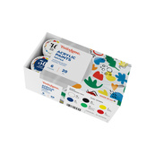 Акрилова фарба текстильна Набір 5201 Brushme AP5201, 12 кольорів. Зображення №2