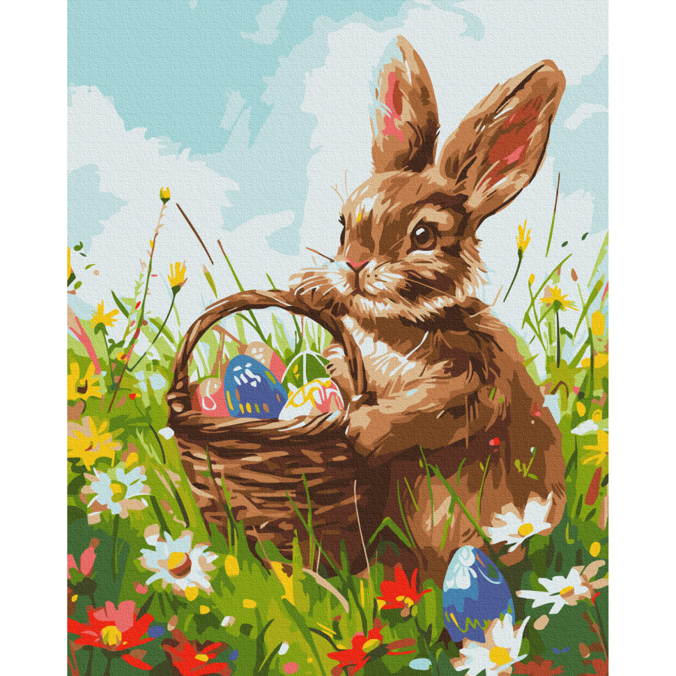 Картина за номерами "Великодній посланець" Brushme BS53931 40x50 см Картина за номерами "Великодній посланець" Brushme BS53931 40x50 см