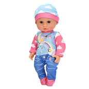Детская кукла-пупс M 6184 I UA 30 см, бутылочка, музыка, 4 песни. Изображение №3