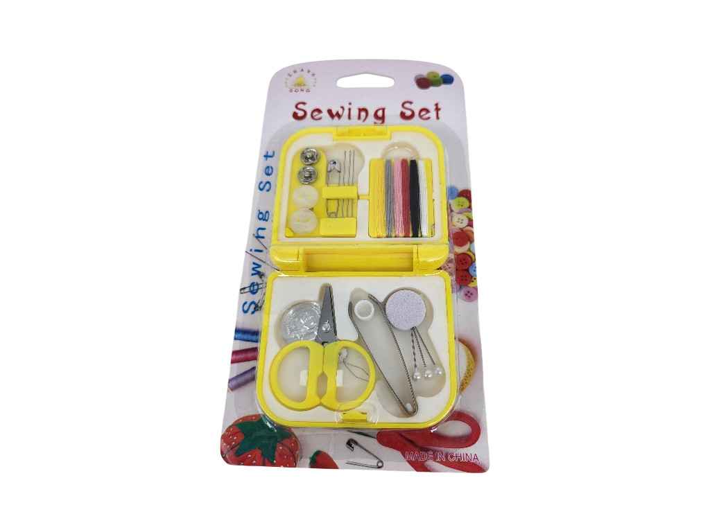 Набір для шиття 9в1 (ножиц, нит, пінц, голки, гудз, кноп, шпиль, булав, нитковтяг) JL-8 ТМ PRC Набір для шиття 9в1 (ножиц, нит, пінц, голки, гудз, кноп, шпиль, булав, нитковтяг) JL-8 ТМ PRC