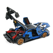 Дитяча інерційна машинка AP-2036(Blue) двері відчиняються, світло та звук, 1:24, 23 см. Зображення №2