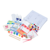 Набір для створення фігурки-антистресу "Лабубу" NJ-12, 6 молдів, 18 предметів. Зображення №2