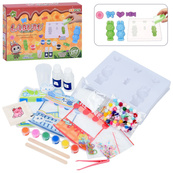 Набір для створення фігурки-антистресу "Лабубу" NJ-12, 6 молдів, 18 предметів. Зображення №3