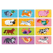 Дитячий пазл "ДУО-Тваринки-половинки" 300689, 24 елемента. Зображення №3