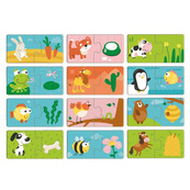 Детский пазл "ДУО-Кто что ест" 300691, 24 элемента. Изображение №3