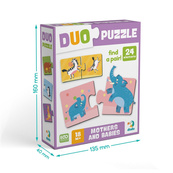 Детский пазл "ДУО-Мама и малыш" 300692, 24 элемента. Изображение №5