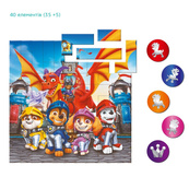 Дитячий магнітний пазл "Лицарі" 200651, 40 елементів. Зображення №3 Дитячий магнітний пазл "Лицарі" 200651, 40 елементів. Зображення №3