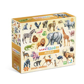 Дитячий пазл "Тварини Сафарі" 300637, 200 елементів. Зображення №2