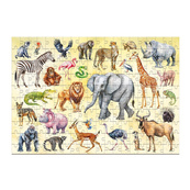 Дитячий пазл "Тварини Сафарі" 300637, 200 елементів. Зображення №3