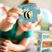 Детский пазл "ДУО-Кто что ест" 300691, 24 элемента. Изображение №6