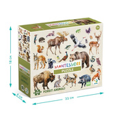 Дитячий пазл "Лісові тварини" 300638, 200 елементів. Зображення №4