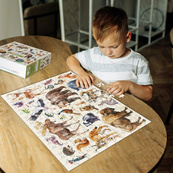 Дитячий пазл "Лісові тварини" 300638, 200 елементів. Зображення №7