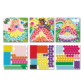 Дитячий набір для творчості мозаїка "Принцеси" 300897 зі стікерами. Зображення №3