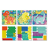 Детский набор для творчества мозаика "Динозавры" 300898 со стикерами. Изображение №3