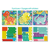 Детский набор для творчества мозаика "Динозавры" 300898 со стикерами. Изображение №4