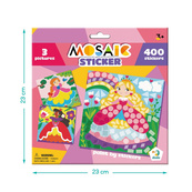 Дитячий набір для творчості мозаїка "Принцеси" 300897 зі стікерами. Зображення №6