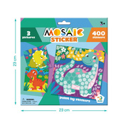 Детский набор для творчества мозаика "Динозавры" 300898 со стикерами. Изображение №5