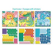 Детский набор для творчества мозаика "Зоопарк" 300896 со стикерами. Изображение №4