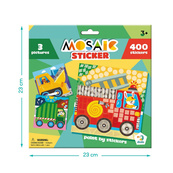 Дитячий набір для творчості мозаїка "Транспорт" 300899 зі стікерами. Зображення №6
