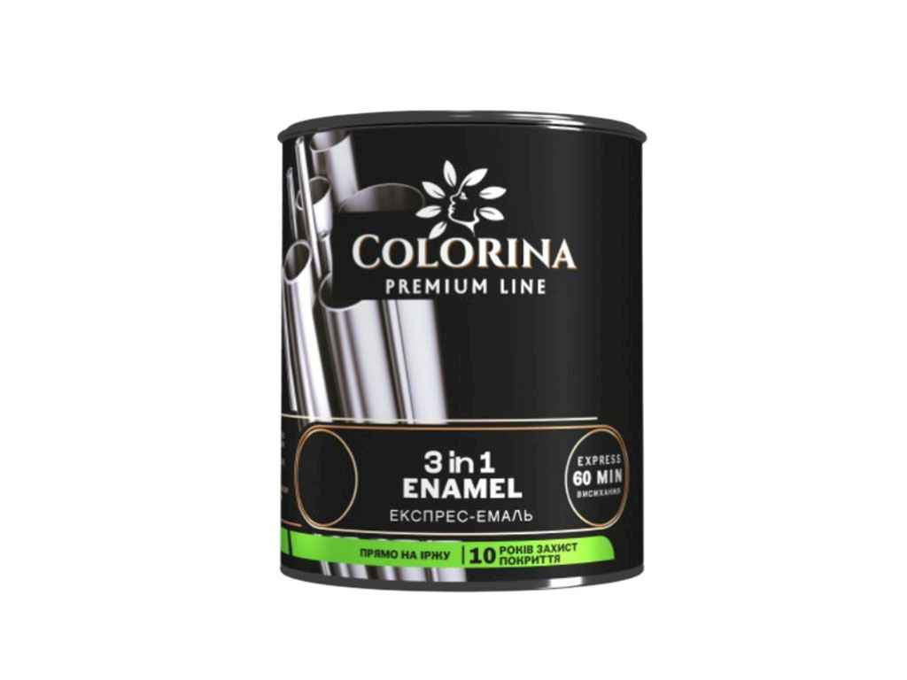 Експрес-емаль алюміній 0,75 Enamel 3 in 1 ТМCOLORINA Експрес-емаль алюміній 0,75 Enamel 3 in 1 ТМCOLORINA