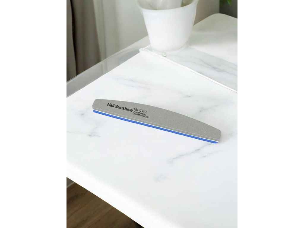 Пилочка для нігтів 2-х стороння 180/240 м.19 ТМ SP Пилочка для нігтів 2-х стороння 180/240 м.19 ТМ SP