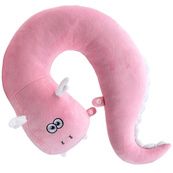 Подушка подголовник Дракон Лили FWPDGNLILY23PK000 розовая 37 см. Изображение №2