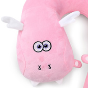 Подушка подголовник Дракон Лили FWPDGNLILY23PK000 розовая 37 см. Изображение №3