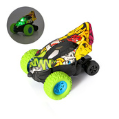 Детская трюковая машинка FL-20610C(Green) инерционная, 11 см, оборот на 360°. Изображение №2