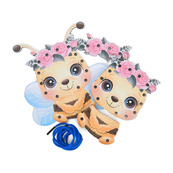 Деревянная игрушка-шнуровка "Пчелка" MD 0769(Bee) от 3 лет. Изображение №2