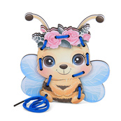 Деревянная игрушка-шнуровка "Пчелка" MD 0769(Bee) от 3 лет. Изображение №3