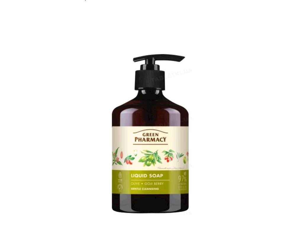 Мило рідке 460мл Оливка та годжі ТМ GREEN PHARMACY Мило рідке 460мл Оливка та годжі ТМ GREEN PHARMACY