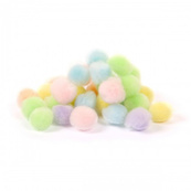 Декоративные помпоны для творчества 955452 пастельные цвета, акрил, d-10 мм, 30 шт. Изображение №2