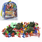 Детский игровой набор "Солдаты" 8211-6, 32 человека, 4 военной техники. Изображение №2