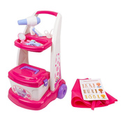 Дитячий ігровий набір "Перукар" 9314TXK візок, саквояж, аксесуари. Зображення №2