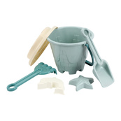 Дитяча іграшка "Набір для гри з піском" 1560TXK пасочки, лопатка, граблі. Зображення №2