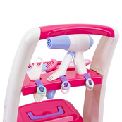 Дитячий ігровий набір "Перукар" 9314TXK візок, саквояж, аксесуари. Зображення №4