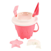 Детская игрушка "Набор для игры с песком" 1553TXK пасочки, лопатка, грабли. Изображение №4