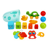 Детский подарочный набор "Baby set 6 в 1" 3274TXK пирамидка, органайзер для ванны. Изображение №6